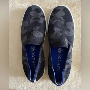 Rothy's Gray Camouflage Sneakers